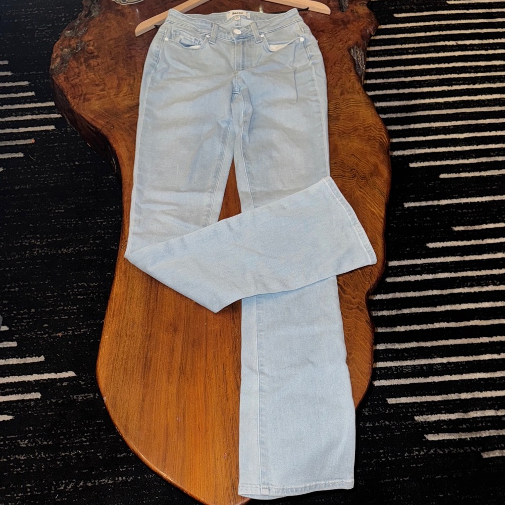 PAIGE Light Wash Flare Jeans